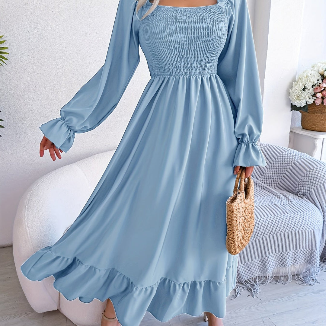 Yasmin | Women's Wedding Guest Smocked Midi Dress