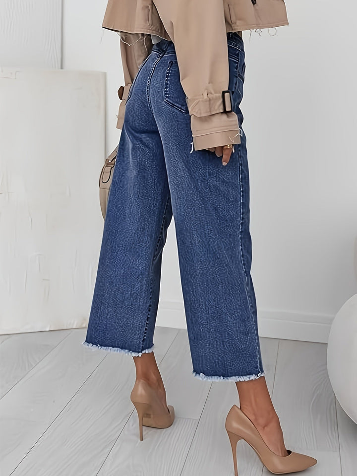 Kathleen | Women's Denim Straight Leg Casual Relaxed Jeans