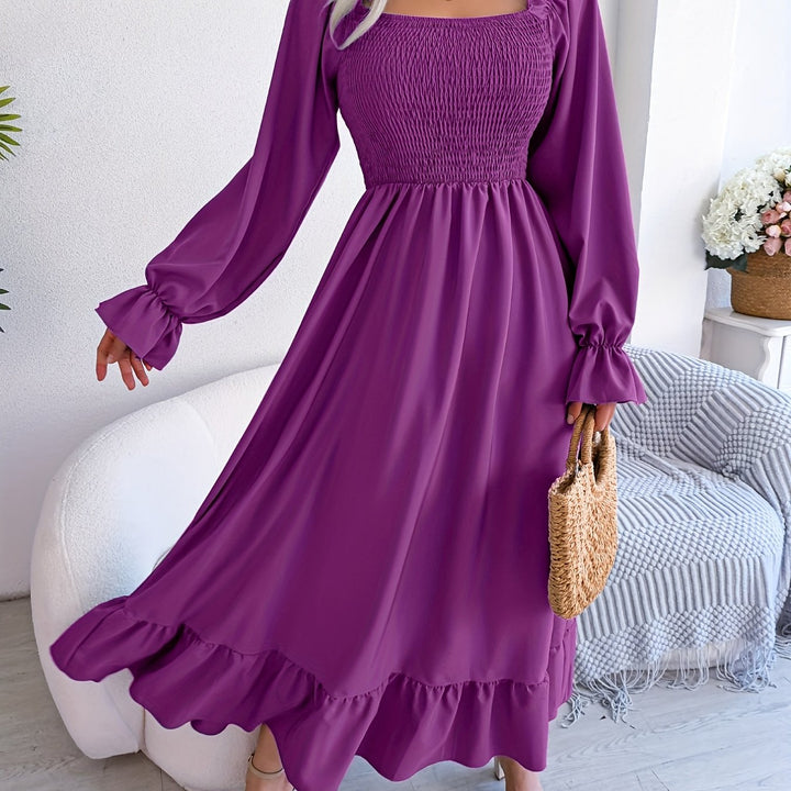 Yasmin | Women's Wedding Guest Smocked Midi Dress