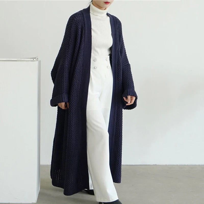 Vivien | Women Open Knit Duster Cardigan