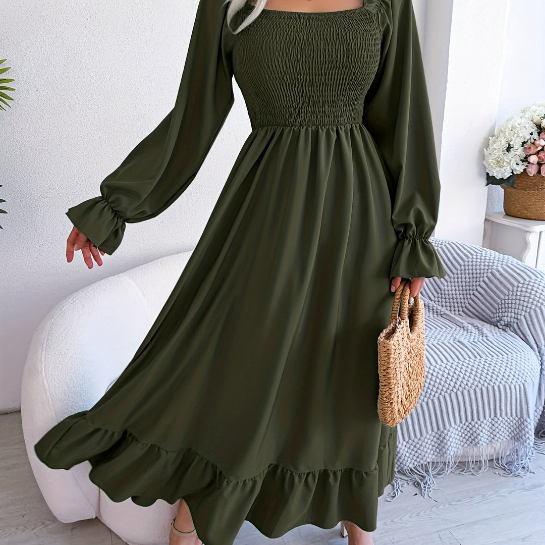 Yasmin | Women's Wedding Guest Smocked Midi Dress