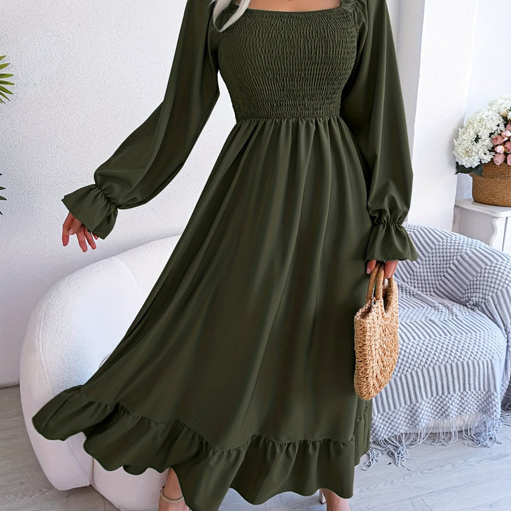Yasmin | Women's Wedding Guest Smocked Midi Dress