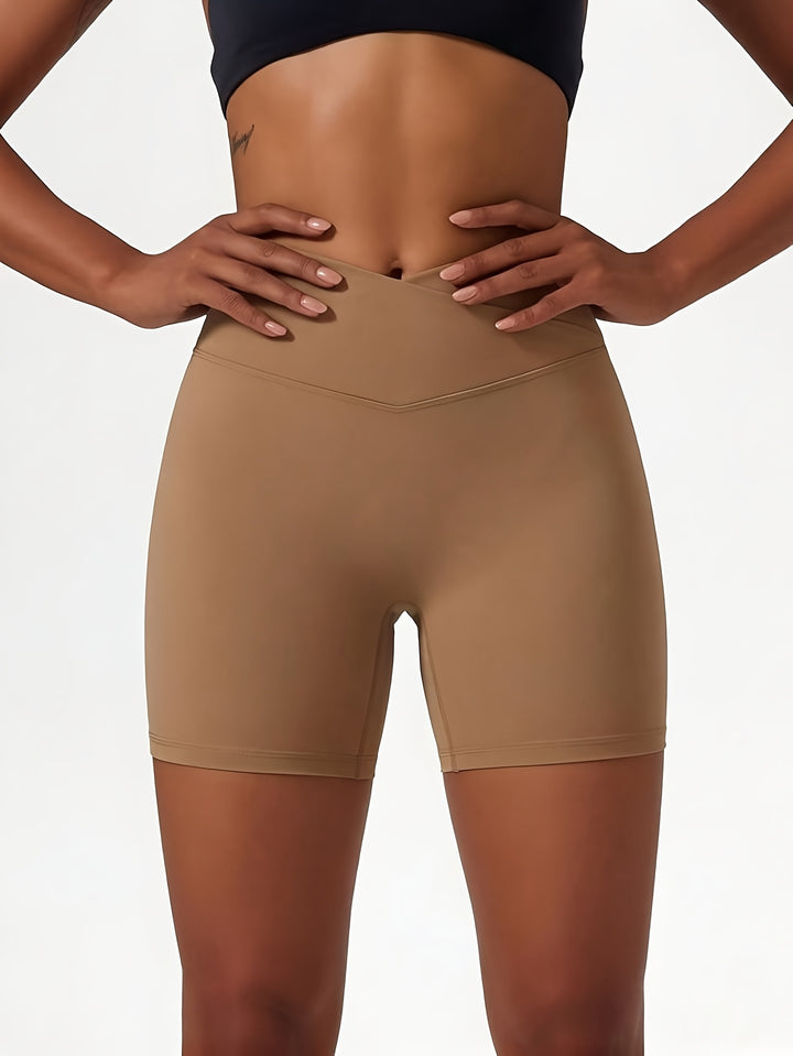 Margot | Women's Knit High Waisted Office Shorts