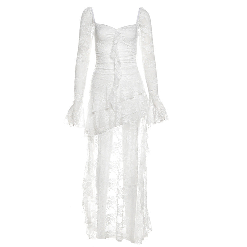 Cornelia | Women Lace High Low Cocktail Dress