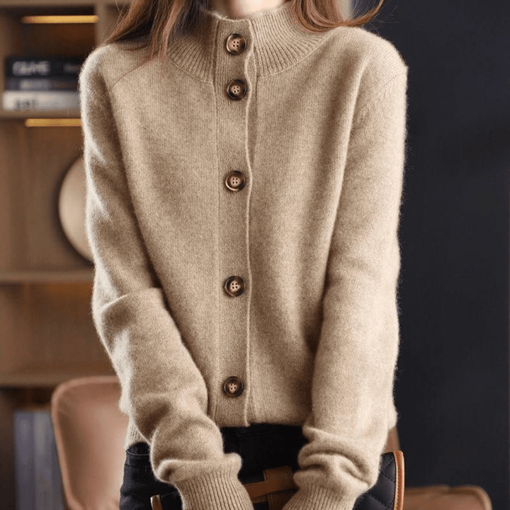 Hermia | Women Plush Button Front Cardigan