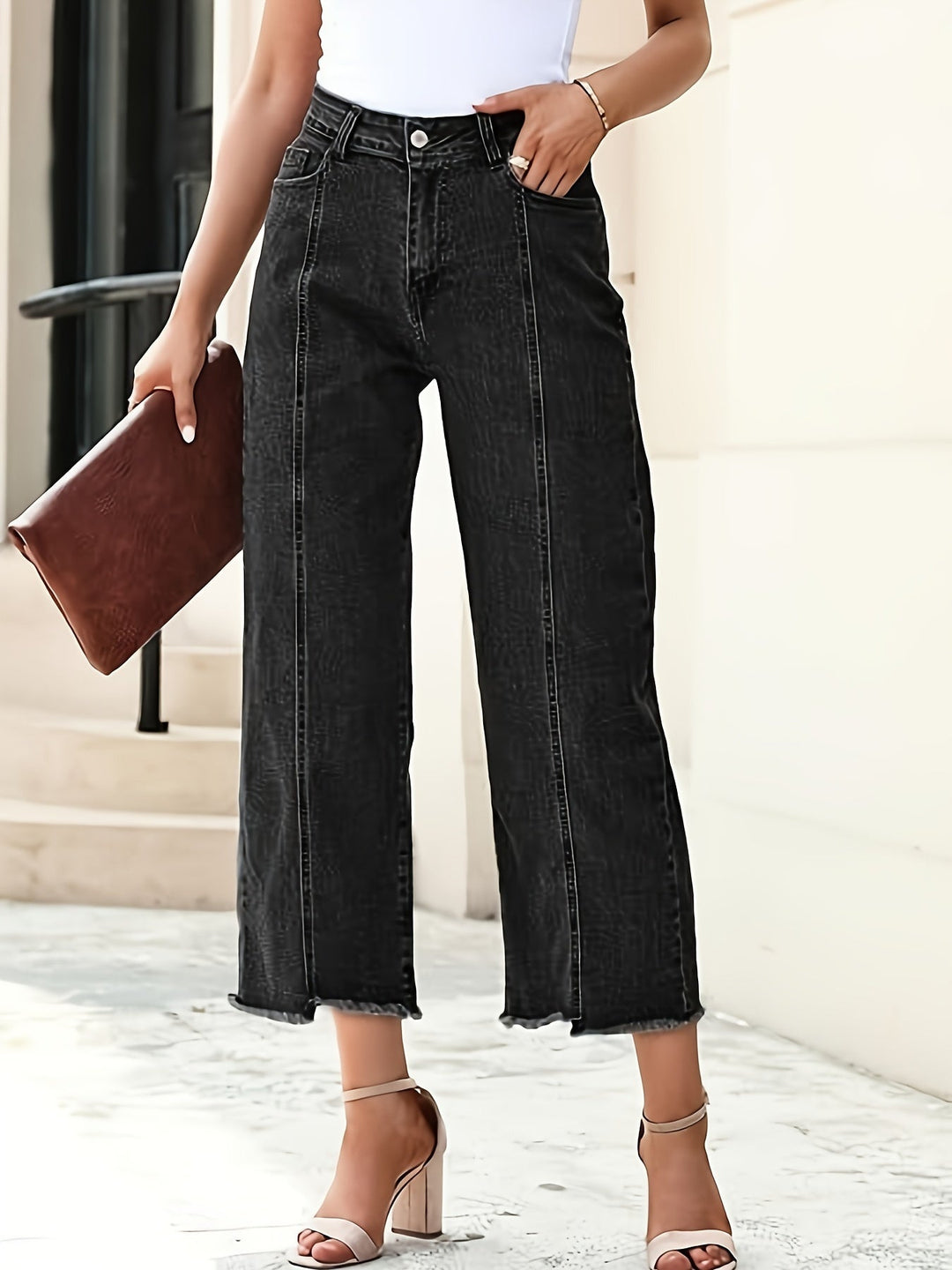 Kathleen | Women's Denim Straight Leg Casual Relaxed Jeans