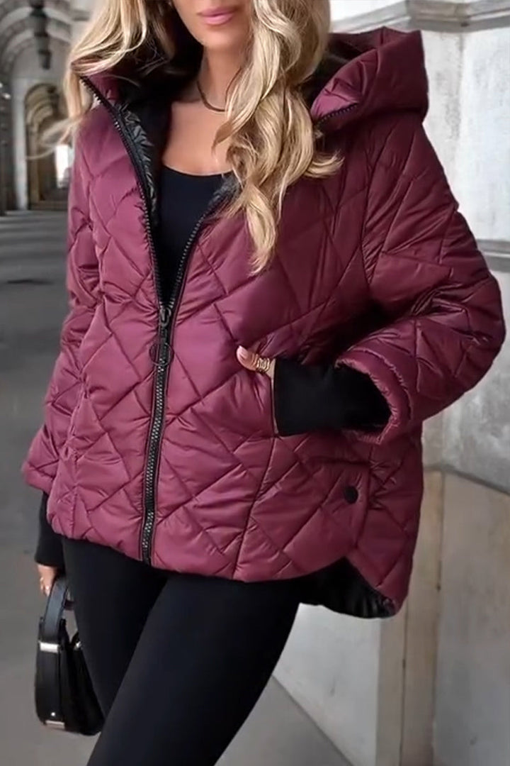 Sile | Women Hooded Quilted Puffer Jacket