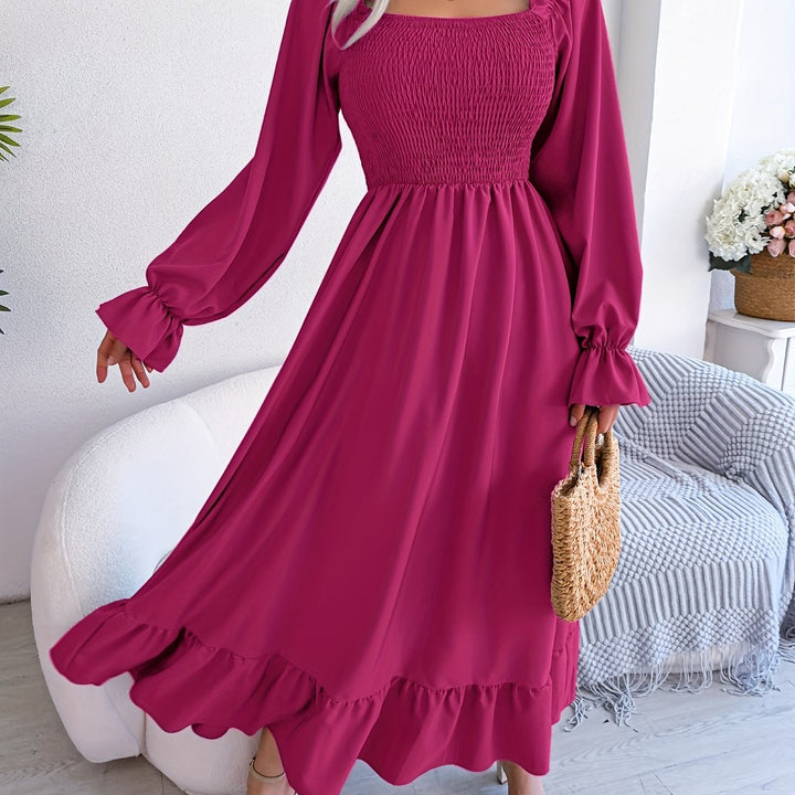 Yasmin | Women's Wedding Guest Smocked Midi Dress
