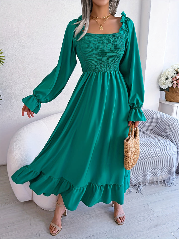 Yasmin | Women's Wedding Guest Smocked Midi Dress