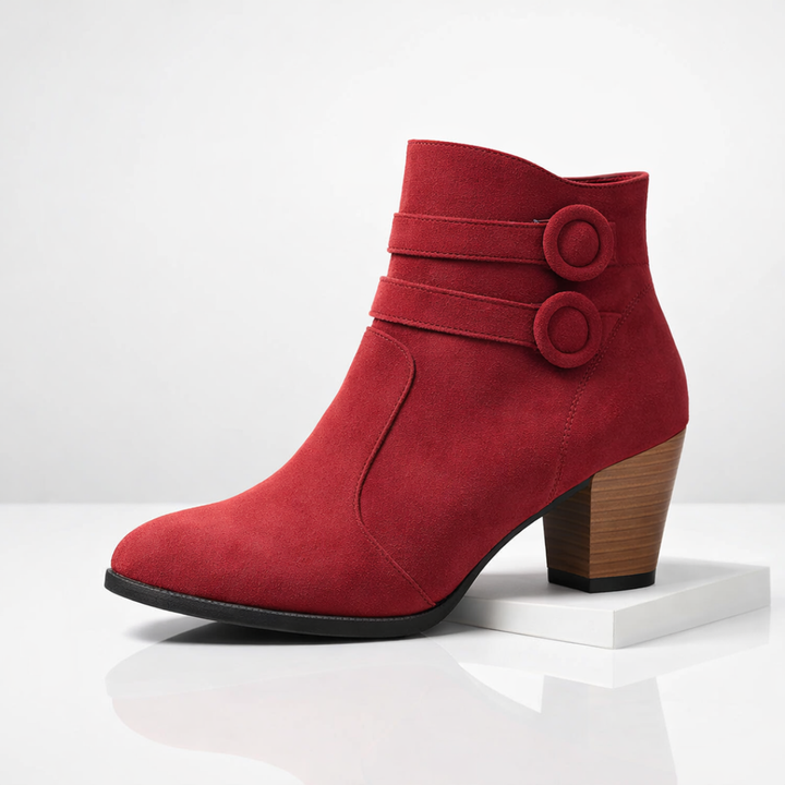 Kiera | Women's Duet Strap Suede Chelsea Boots