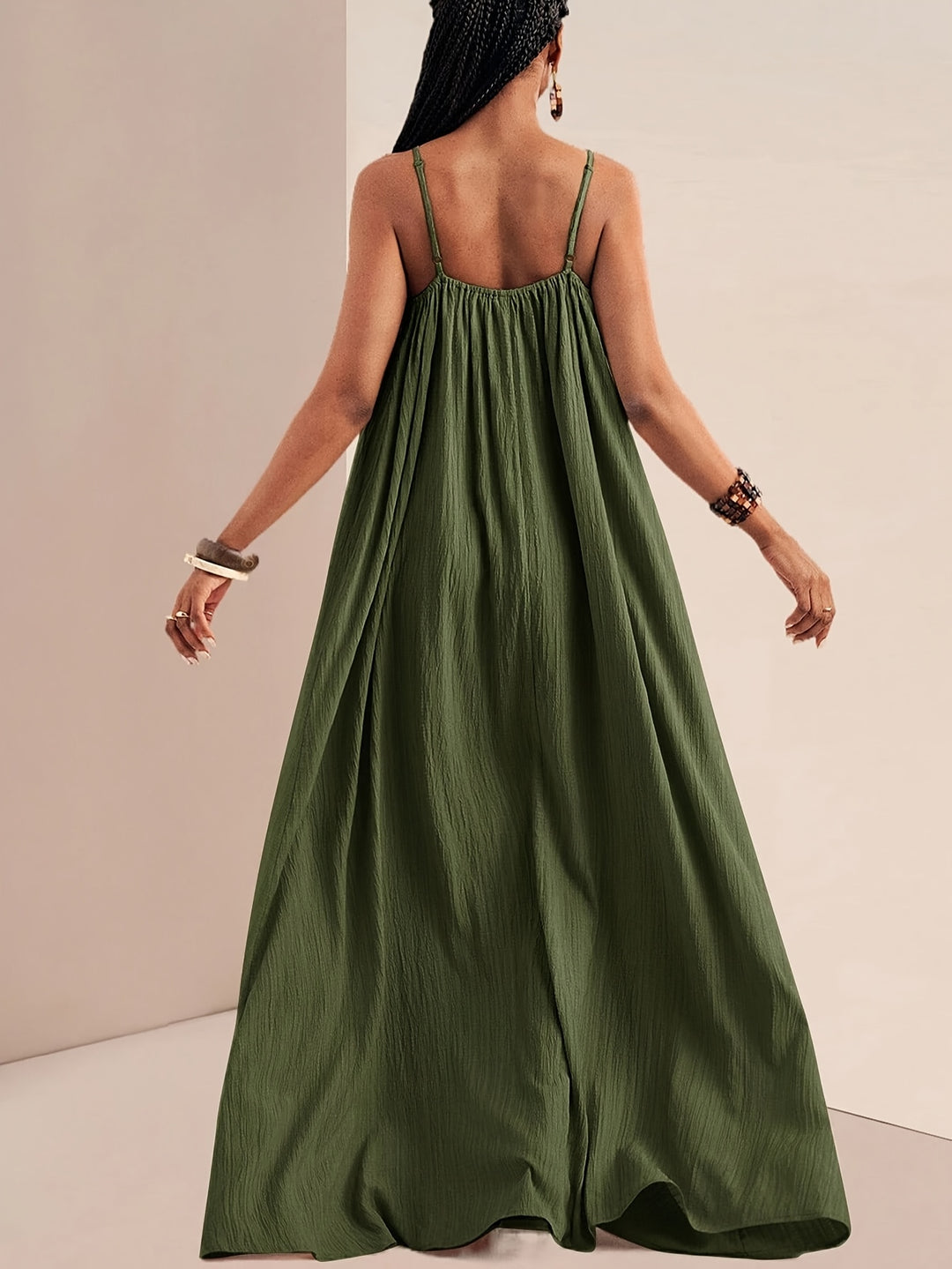 Parker | Women's Spaghetti Strap Gauze Maxi Dress