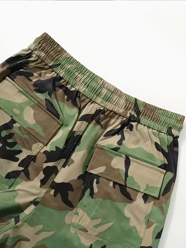 Stylish Camo Cargo Pants for Women with Plus Size Cute Casual Style