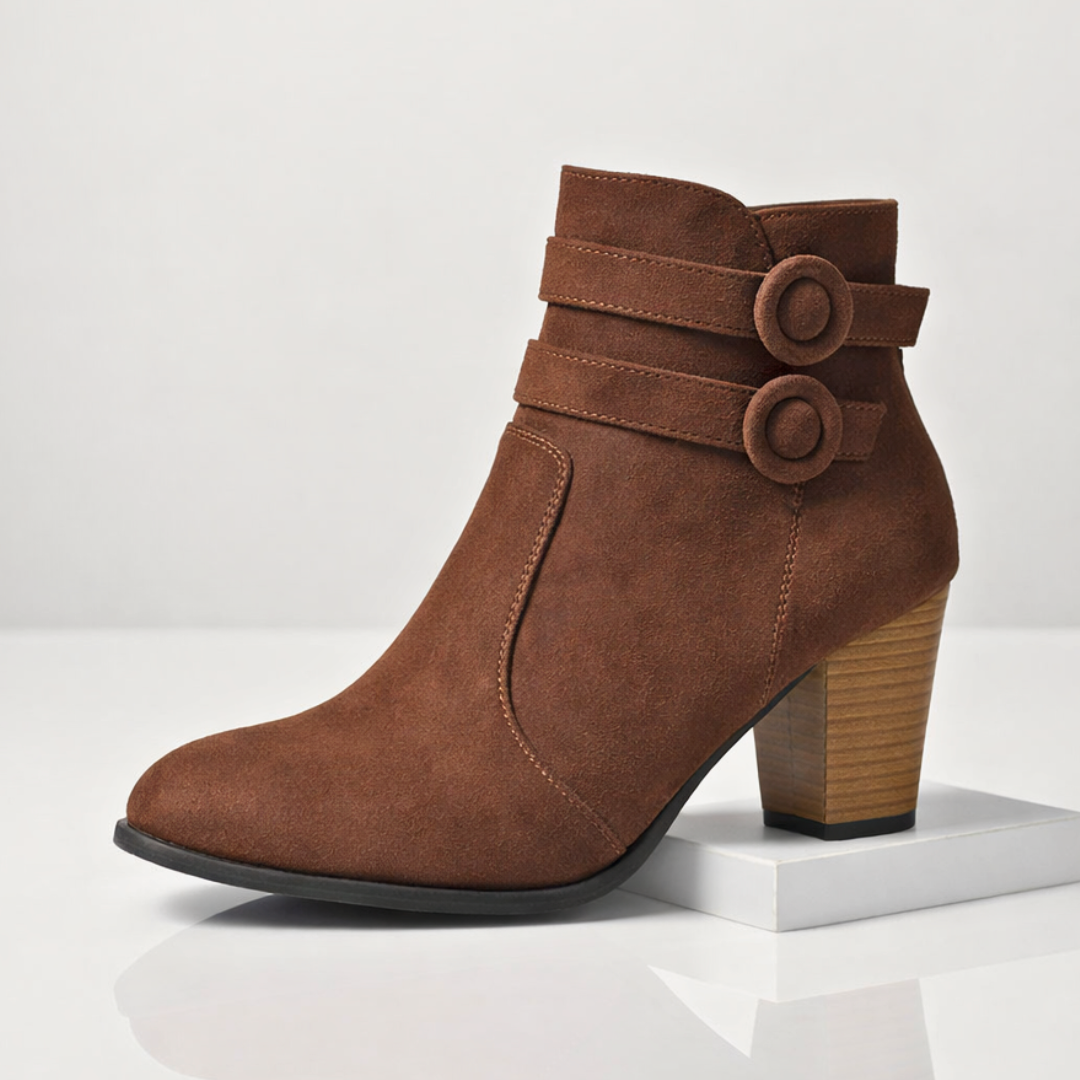 Kiera | Women's Duet Strap Suede Chelsea Boots