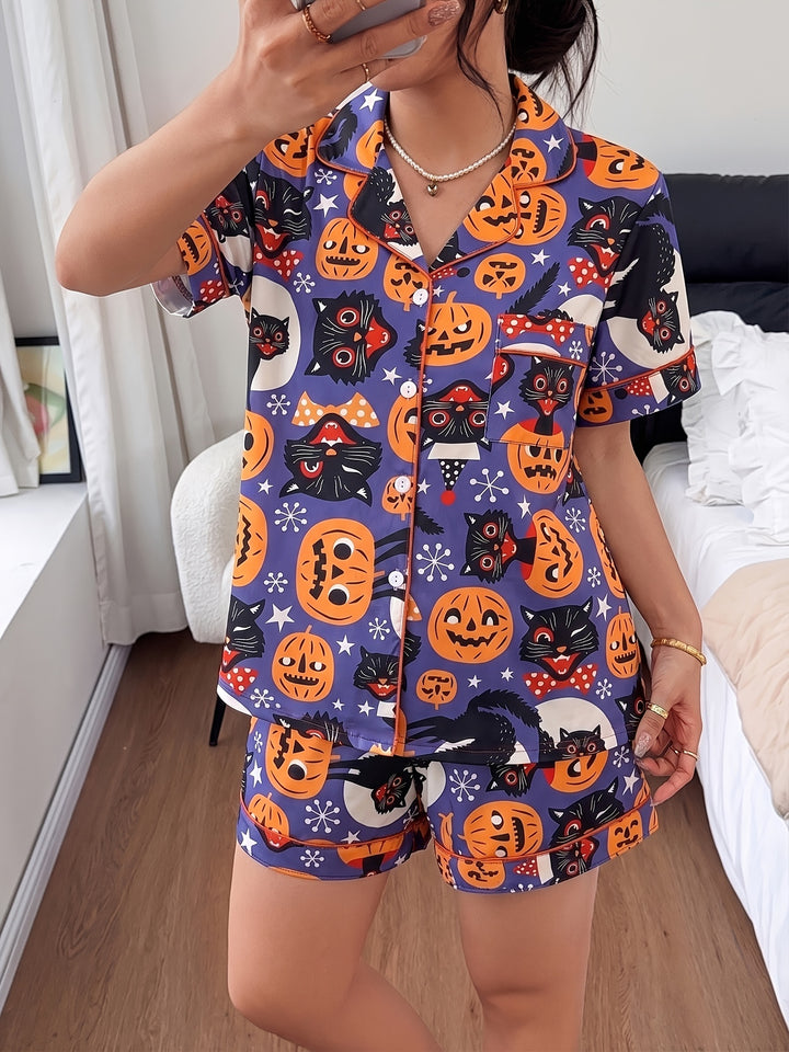 Meadow | Women's Cotton Button Front Pajama Set