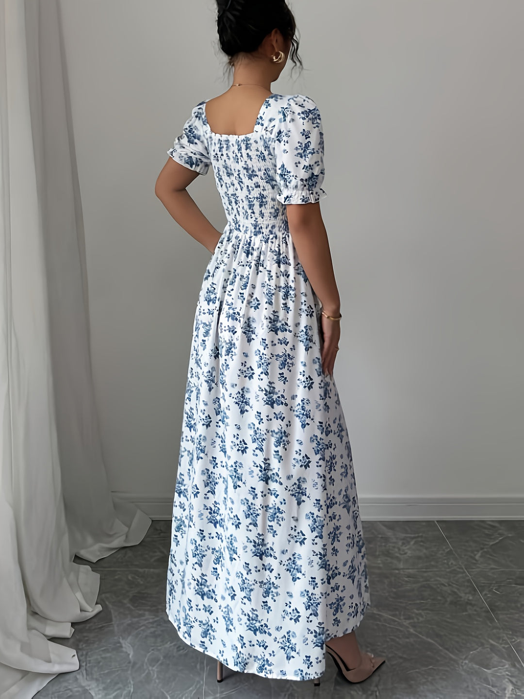 Monica | Women's Floral Maxi Dress
