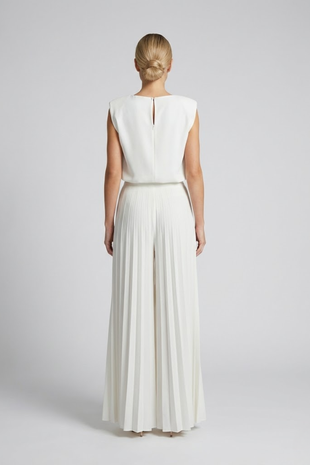 Muriel | Women Pleated Wide Leg Two Piece Set