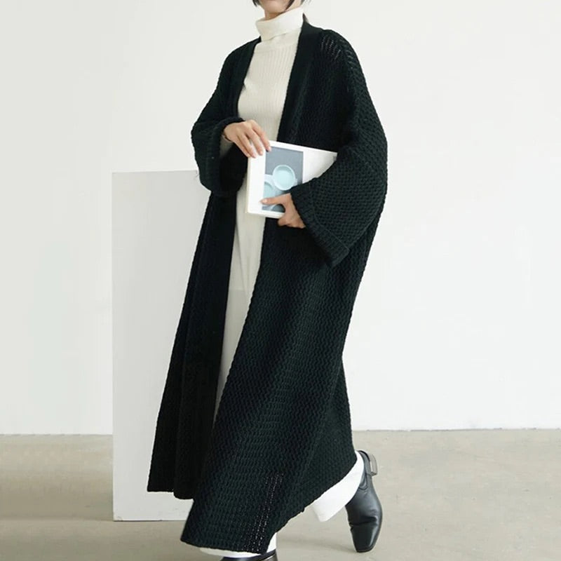 Vivien | Women Open Knit Duster Cardigan
