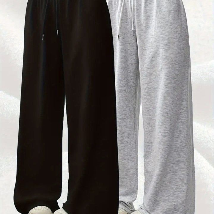 Elegant Black Knit Two Piece Set for Women with Casual Style