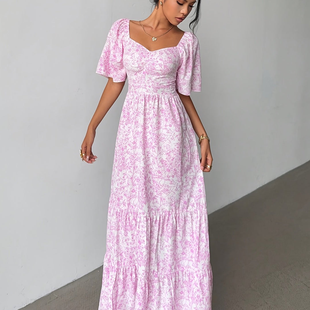 Jules | Women's Wedding Guest Floral Maxi Dress