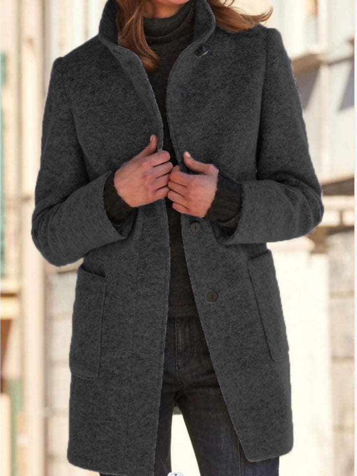 Dixie | Women's Collared Pockets Office Coat