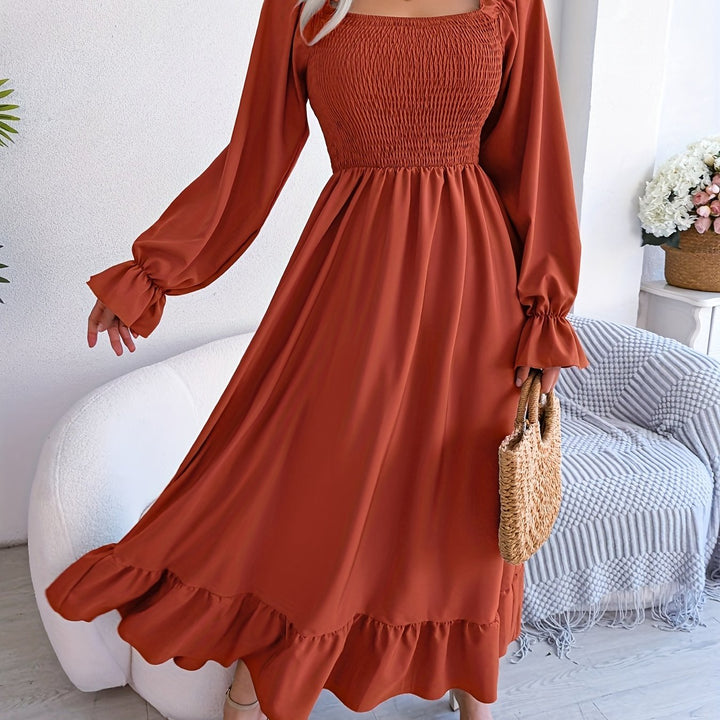 Yasmin | Women's Wedding Guest Smocked Midi Dress