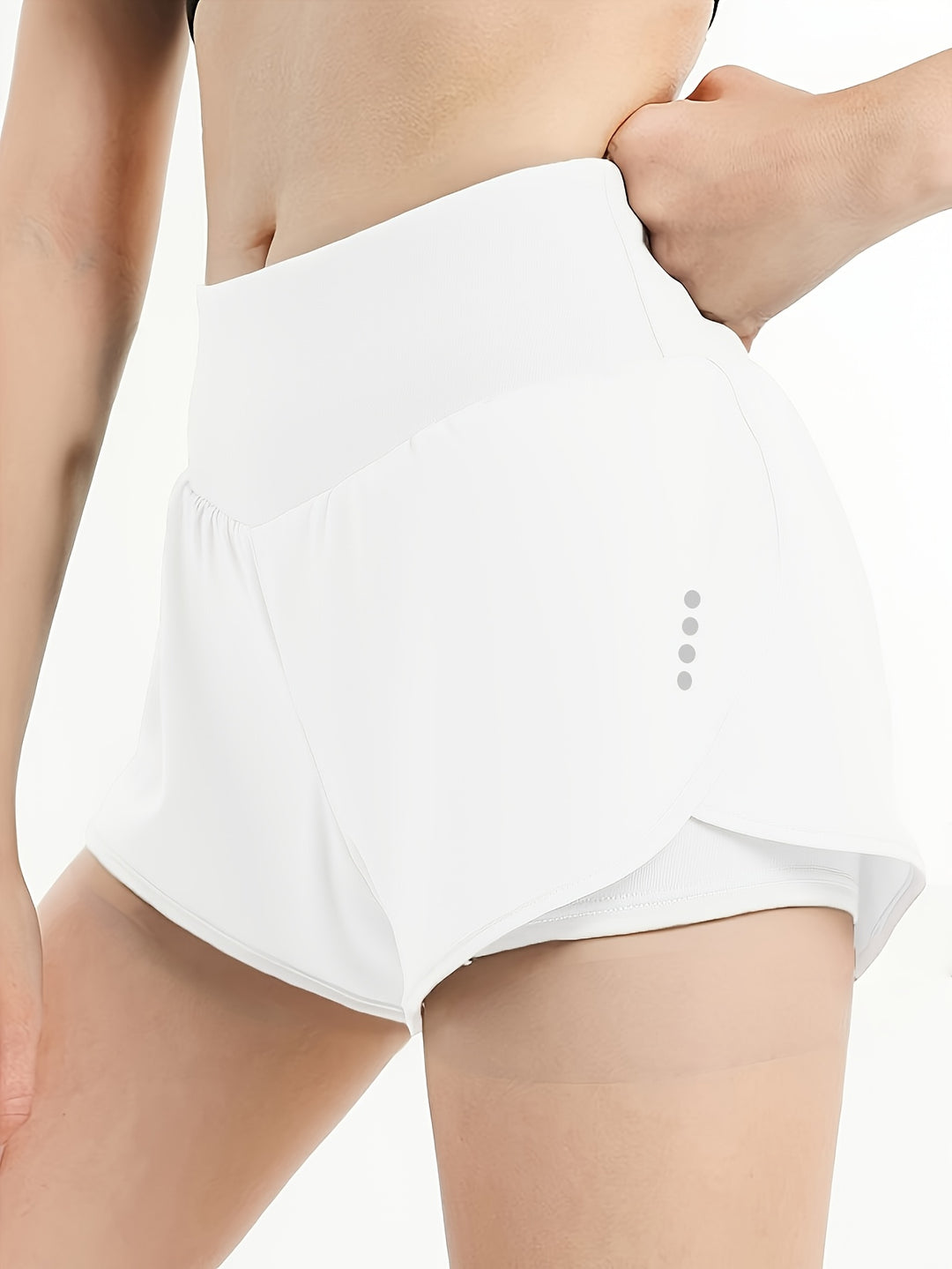 Julianna | Women's High Waisted Office Breathable Shorts