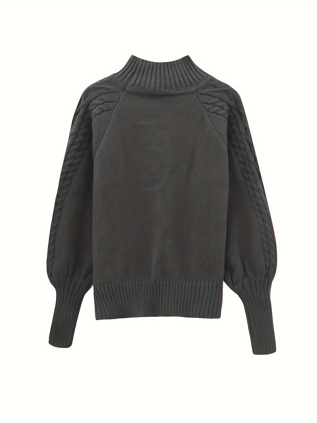 Cozy Fall Sweater for Women with Half-high Collar Pullover