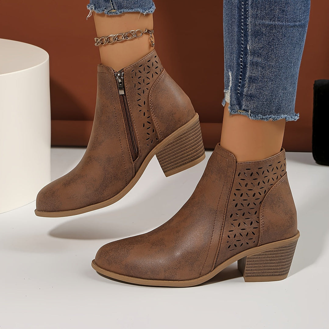 Coraline | Women's Orthopedic Block Heel Chelsea Boots