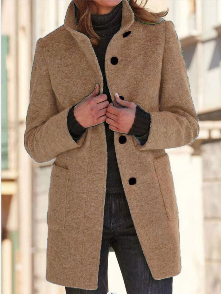 Dixie | Women's Collared Pockets Office Coat