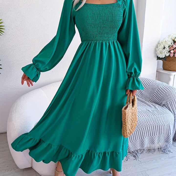 Yasmin | Women's Wedding Guest Smocked Midi Dress