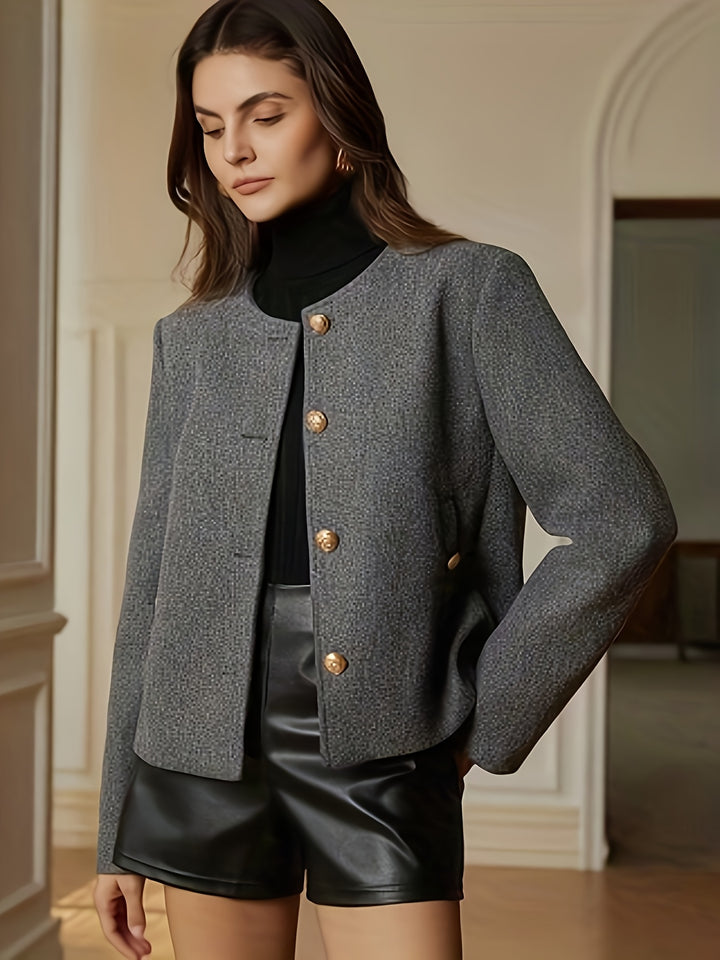 Linda | Women's Gray Casual Coat