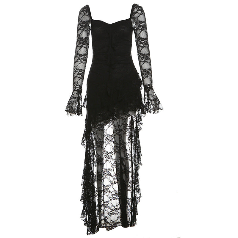 Cornelia | Women Lace High Low Cocktail Dress