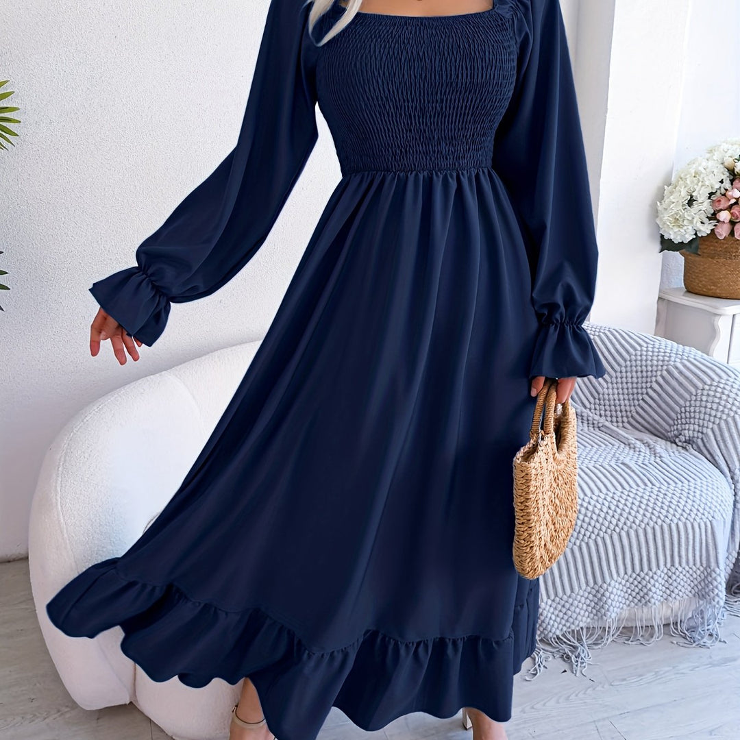 Yasmin | Women's Wedding Guest Smocked Midi Dress