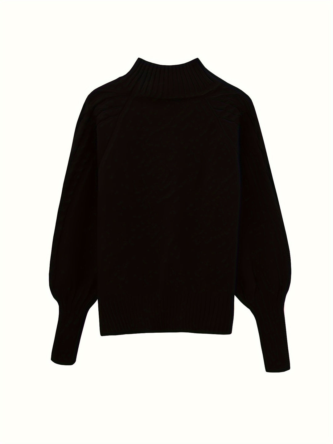 Cozy Fall Sweater for Women with Half-high Collar Pullover
