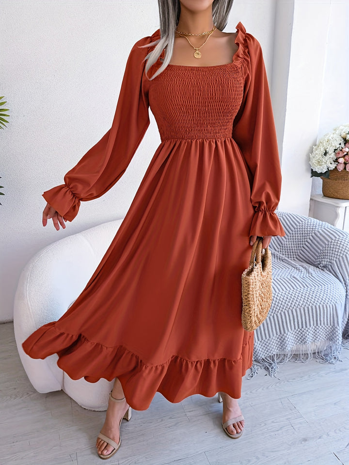 Yasmin | Women's Wedding Guest Smocked Midi Dress