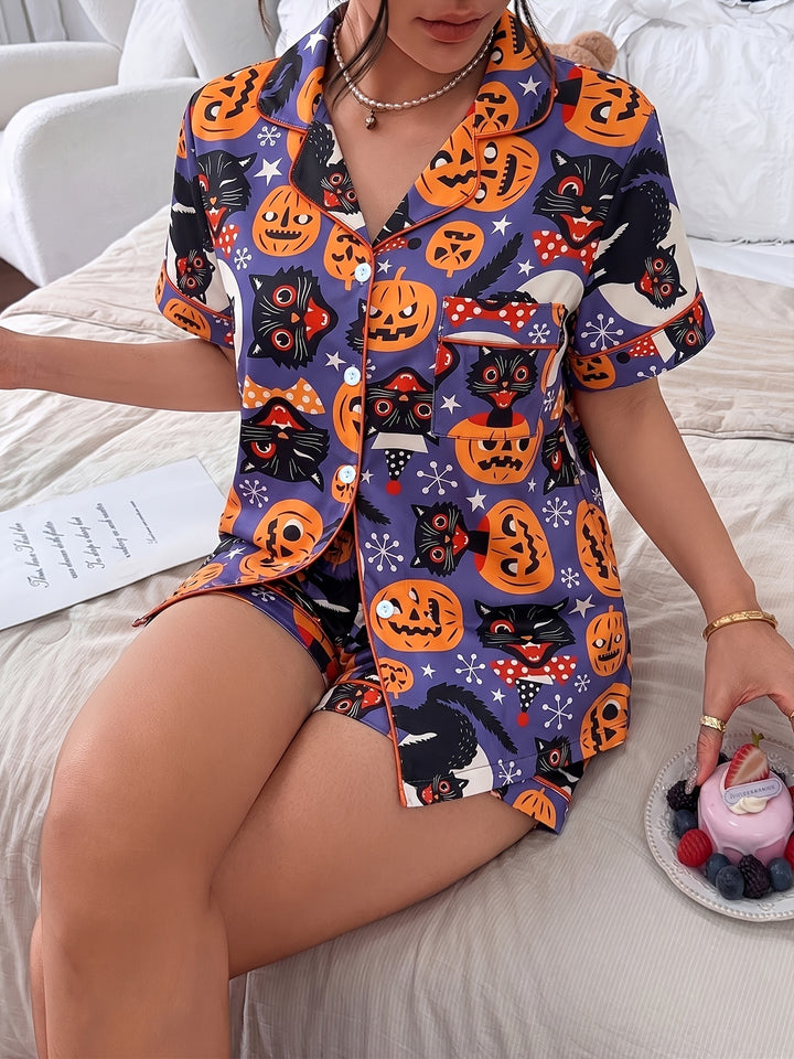Meadow | Women's Cotton Button Front Pajama Set