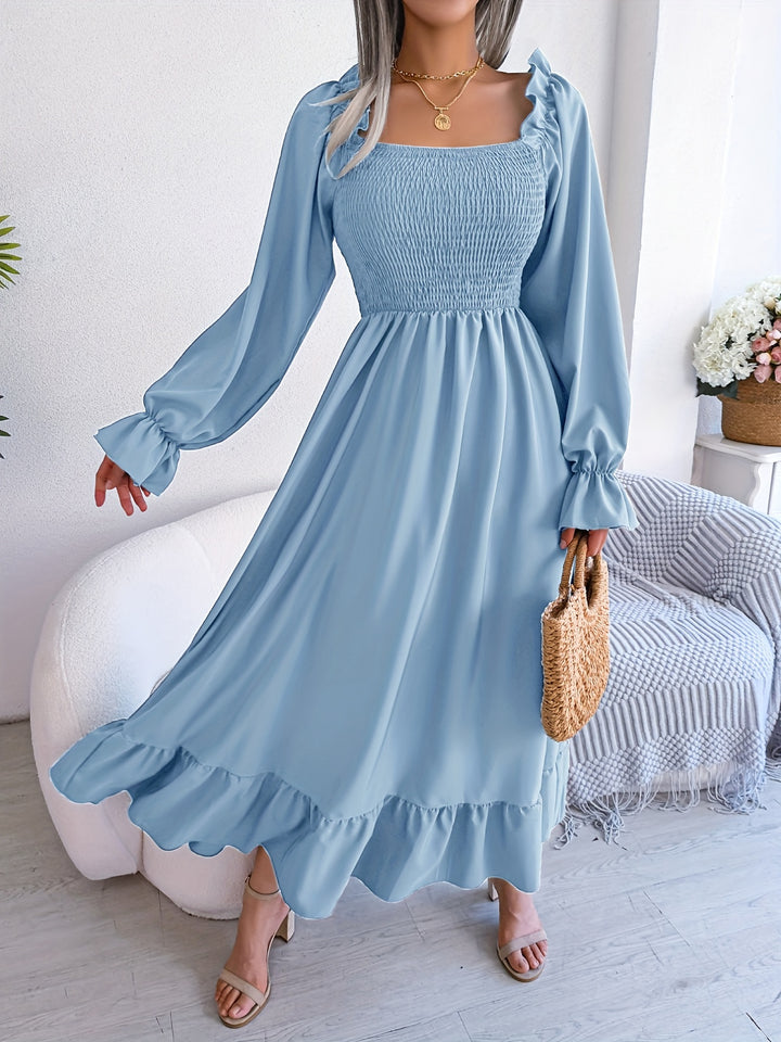 Yasmin | Women's Wedding Guest Smocked Midi Dress