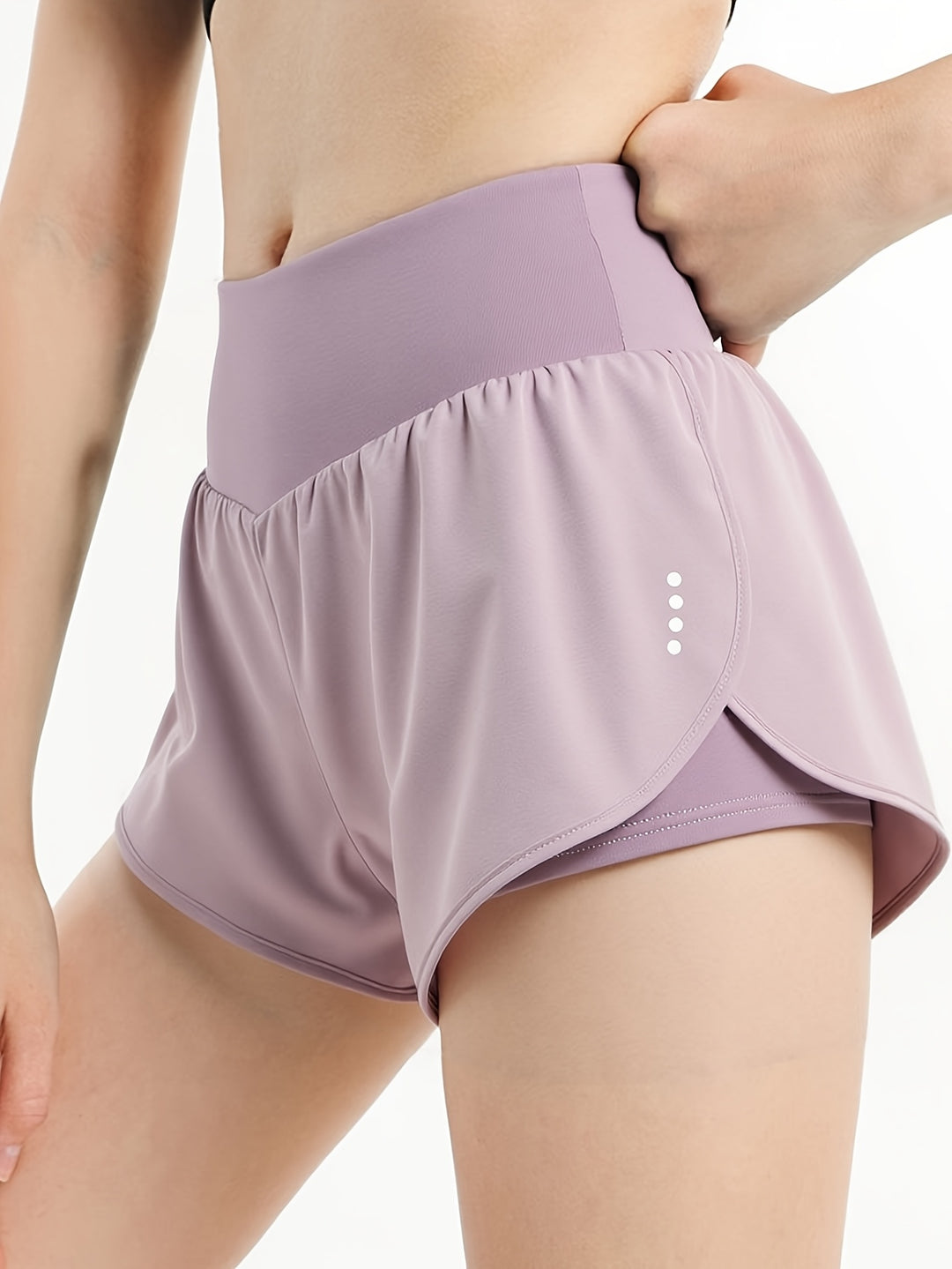 Julianna | Women's High Waisted Office Breathable Shorts