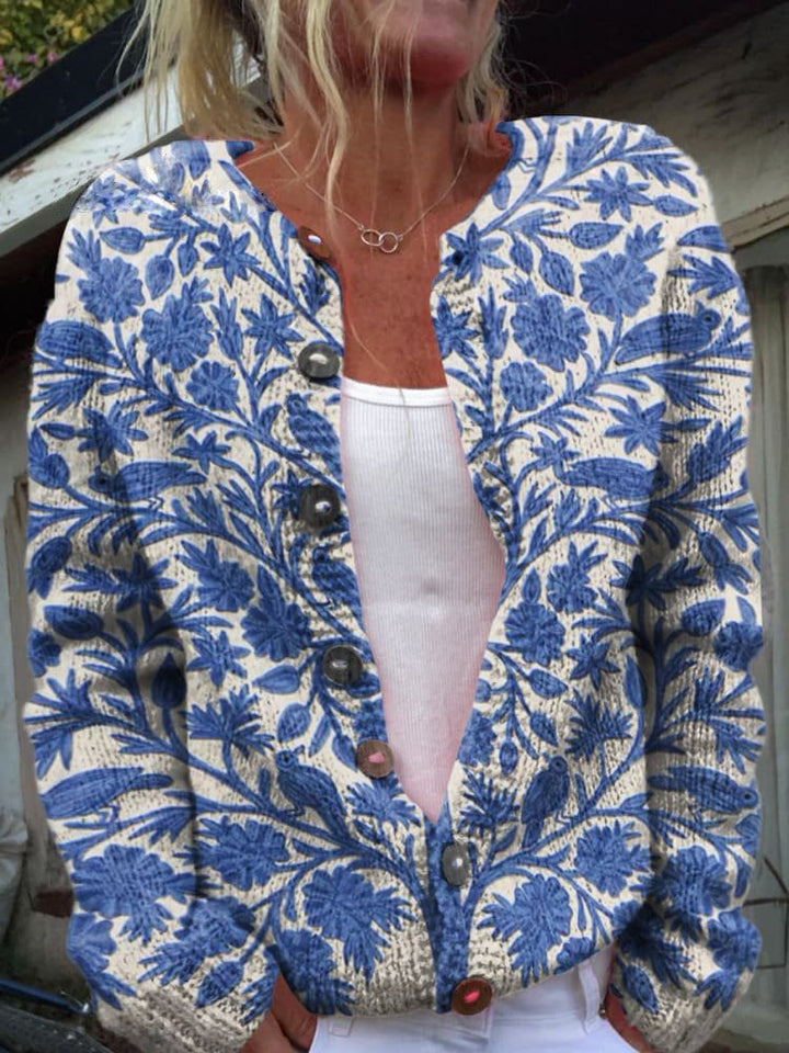 Hippolyta | Women Embroidered Floral Cardigan