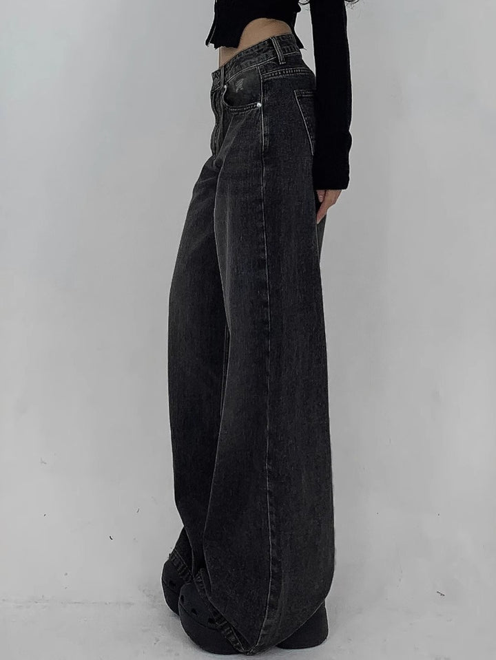 Stylish Denim Baggy Jeans for Women with Ultra Relaxed Plus Size Flowy Oversized Casual Style