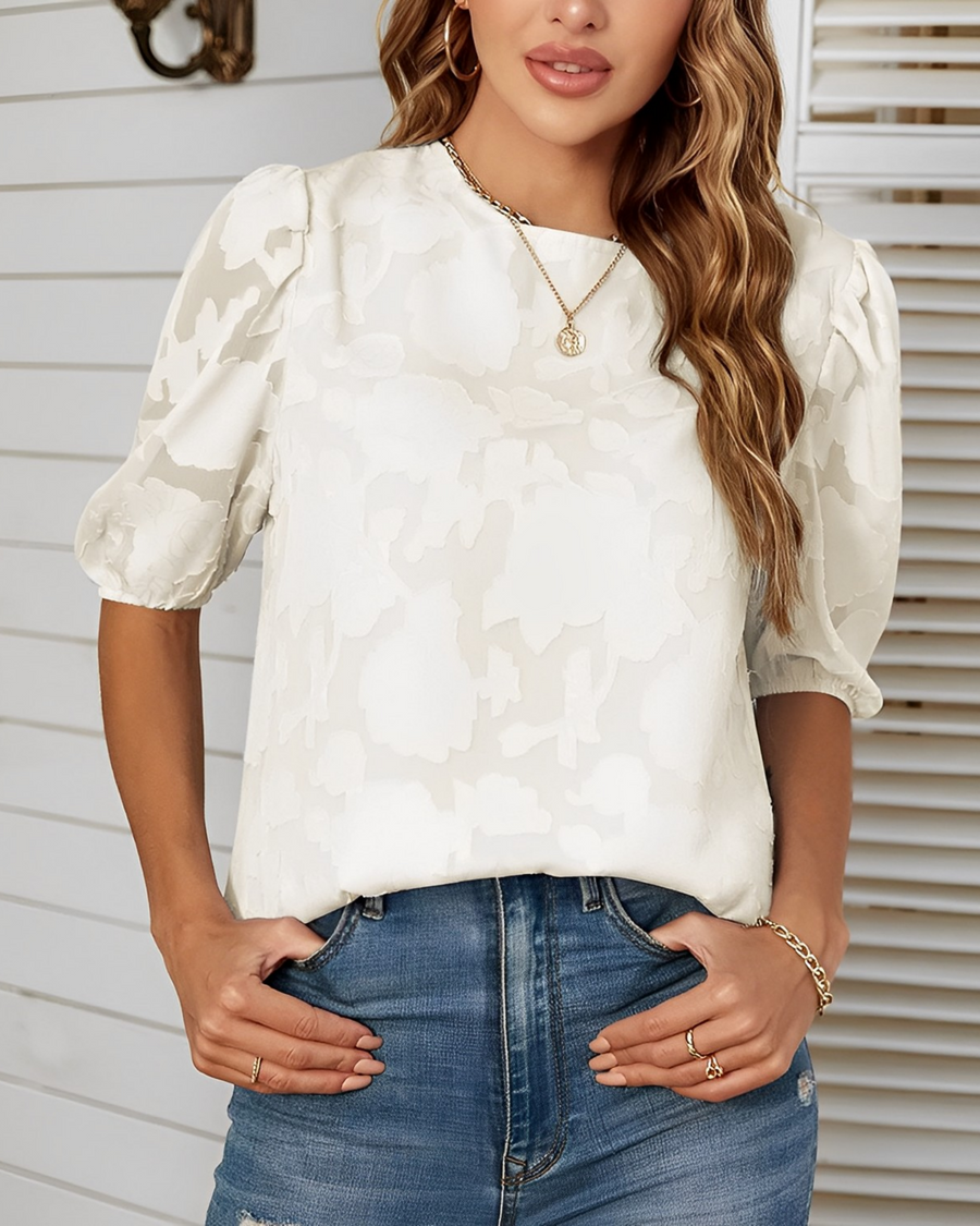 Kinvara | Women Floral Texture Blouse