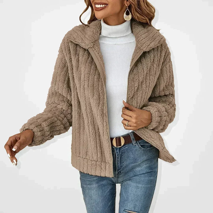 Rosalind | Women's Knit Collared Long Sleeve Casual Cardigan