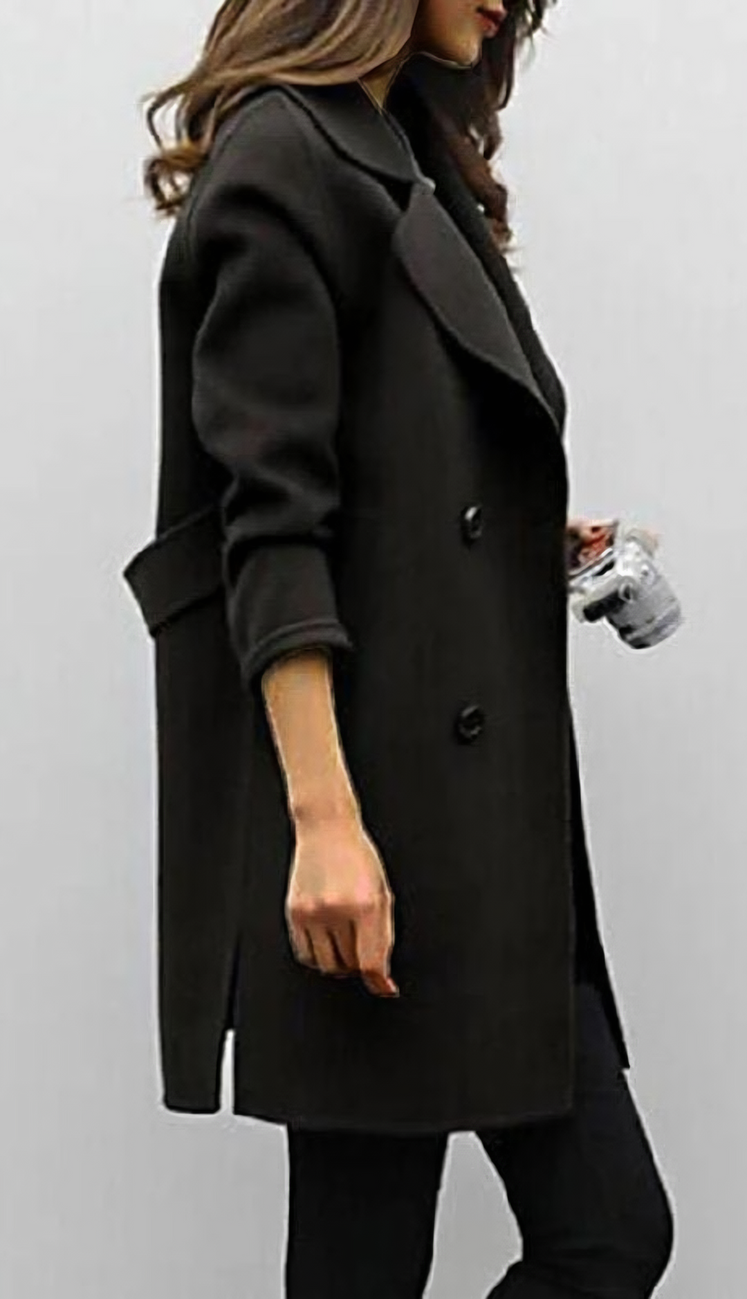 Alysoun | Women Double Breasted Notch Coat