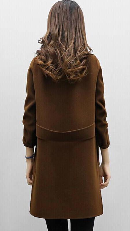Alysoun | Women Double Breasted Notch Coat