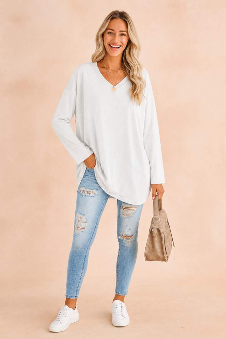 Ianthe | Women Relaxed Long Sleeve Tunic
