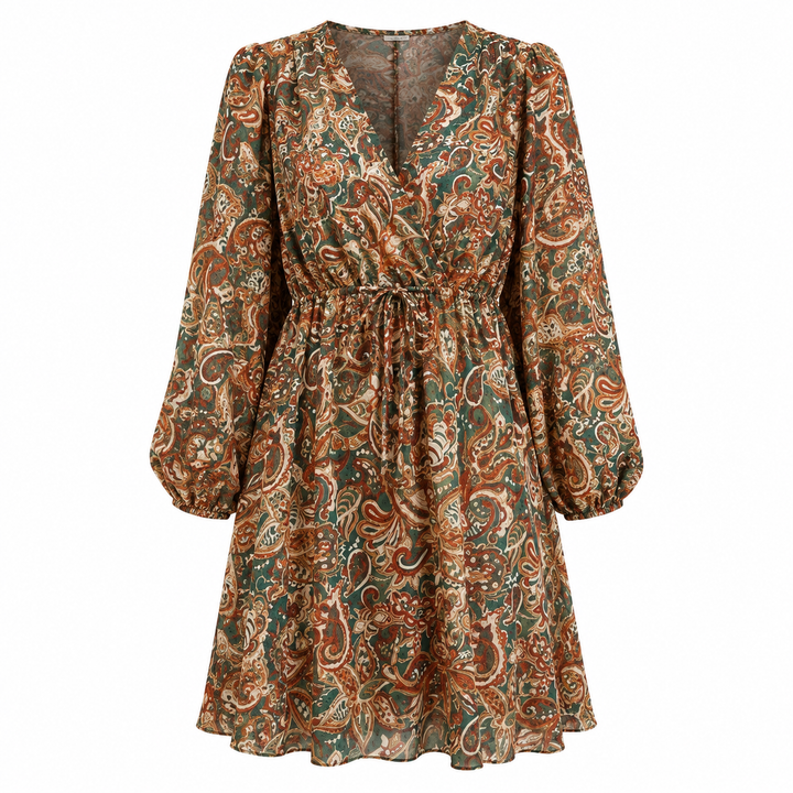 Evadne | Women Boho Balloon Sleeve Dress