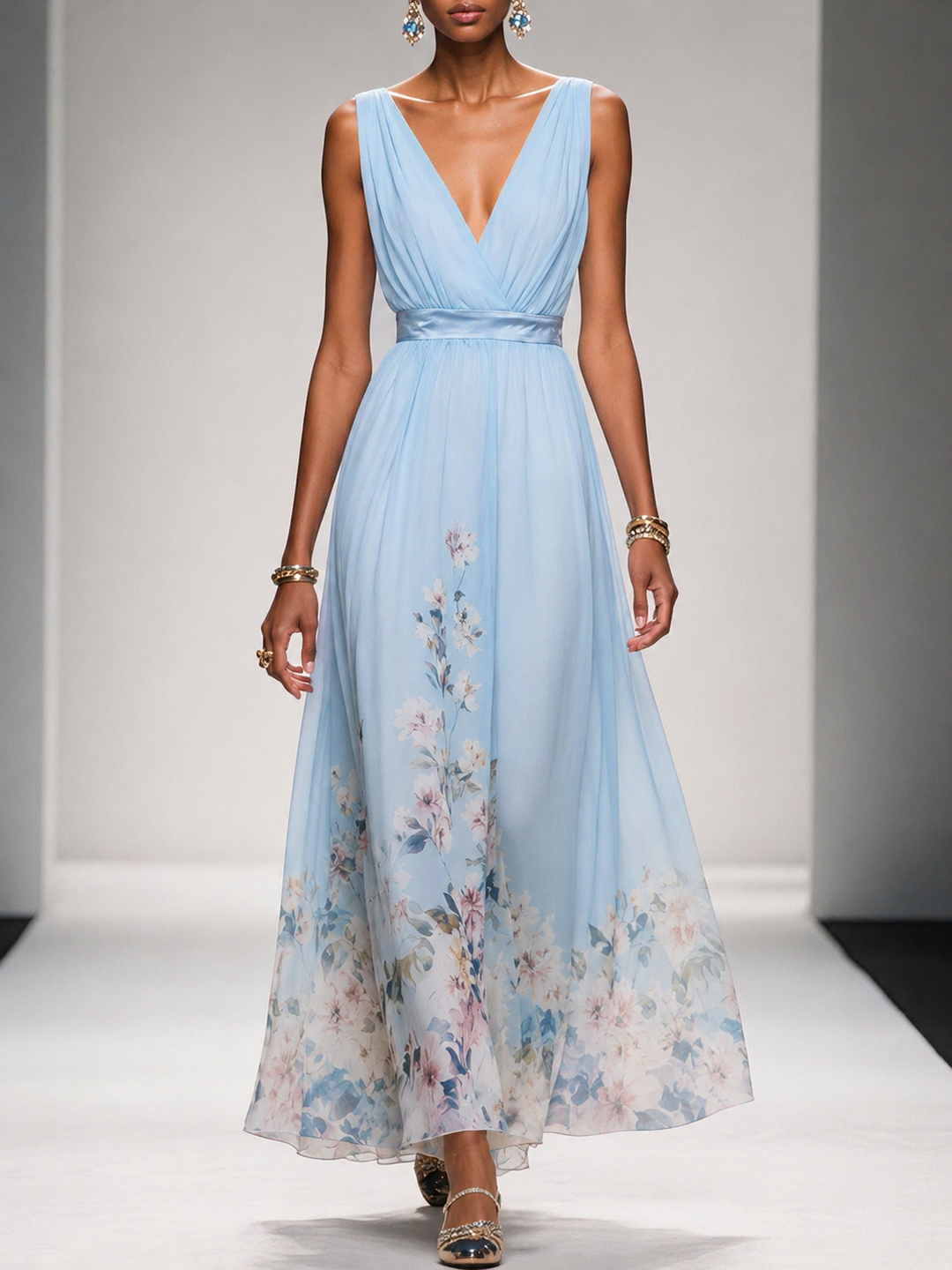 Natalia | Women's Floral Maxi Dress
