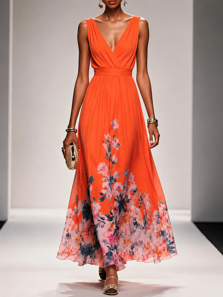 Natalia | Women's Floral Maxi Dress