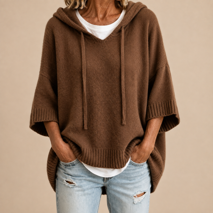 Etheldreda | Women Hooded Oversized Sweater