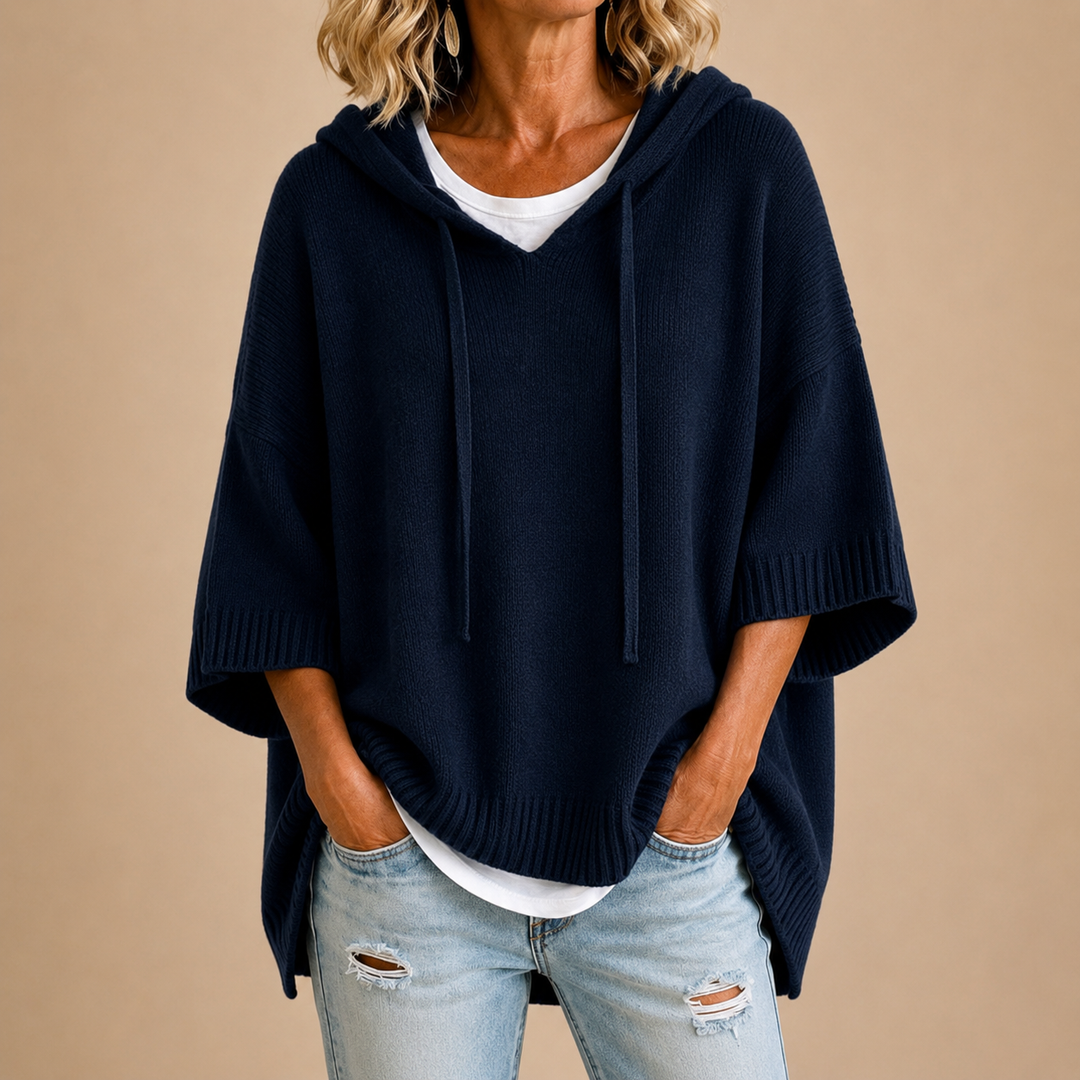 Etheldreda | Women Hooded Oversized Sweater